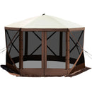 The Hex Haven | 12ft Pop-Up Camping Gazebo with 6-Sided Canopy Shelter