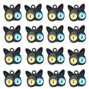 3pcs/Lot Cartoon Alloy Big Eyes Animals Charms for Jewelry Making Pendant Diy Earrings Necklace Keychain Craft Accessories 2024