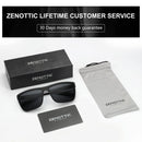 ZENOTTIC Polarisierte Sonnenbrille Damen Herren Leichtes TR90 Gestell UV400 Schutz Eckige Sonnenbrille 2022 2023