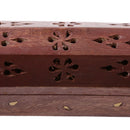 Ancient Wooden Incense Stick Holder Burning Joss Insence Box Insense Burner