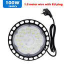 Super Bright UFO High Bay Light AC 220V 100W 150W 200W IP65 Waterproof LED Industrial Lighting For Garage Gym Factory Warehouse