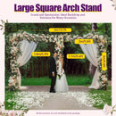 The Aisle | 3x6m Heavy-Duty Galvanized Wedding Backdrop Frame Kit for Events & Banquets