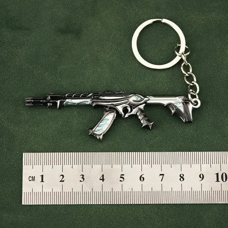 Valorant Weapon Keychain Reaver Karambit Vandal Prime Champions Skins Samurai Sword Pocketknife Weapon Model Gifts Toys for Boys