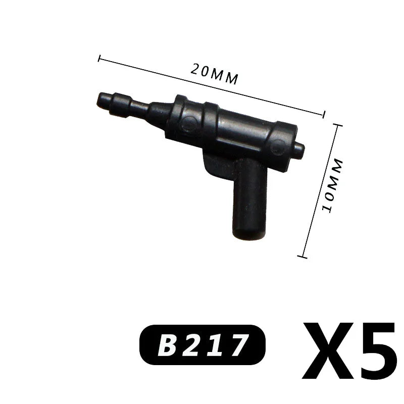 MOC Medieval Accessories Building Blocks Military Soldiers Shoulders Armor Blaster Helmets Weapons War Bricks Children Toys B038