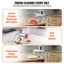 SucceBuy Manual Meat Grinder 304 Stainless Steel Hand Meat Grinder with Steel Table Clamp Meat Mincer Sausage Maker
