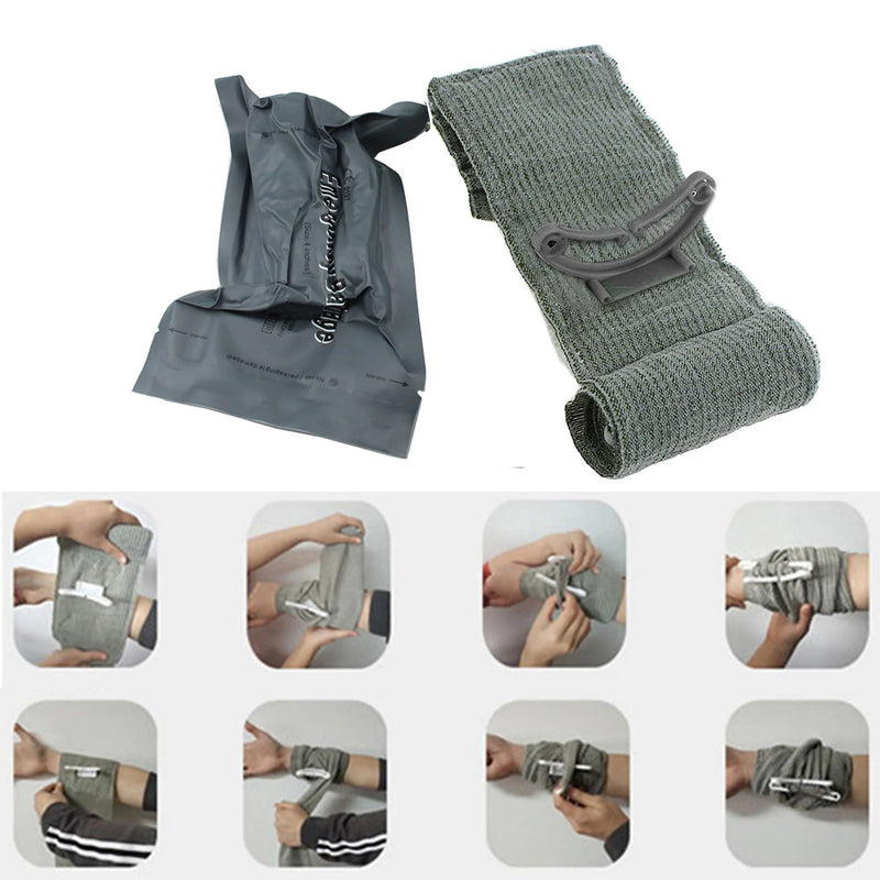 Israeli Bandage 4/6in Wound Dressing Emergency Israel Bandage Combat Compression Tactical First Aid IFAK Trauma Military Medical