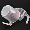 3pcs Baking Liquid Measuring Cups PVC Scale Cup Plastic Measuring Volume Beaker Kitchen Baking Tools 250/500/1000ml