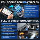 LAUNCH X431 Pad V Elite J2534 Reprogrammierungstool, Online-ECU-Codierung, Topologie-Diagnosescanner, über 50 Wartungsfunktionen für Schwerlastkraftwagen