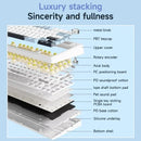 AULA F75 Mechanical Keyboard Wireless Bluetooth 2.4G Wired Tri-Mode Multifunctional Knob Hot Swap Laptop RGB PC Gaming keyboard