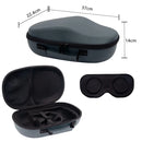 Hard Carry Case with Lens Cover Waterproof Travel Home Storage Bag Mesh Pocket for Meta Quest 3 VR Headset Game Controller