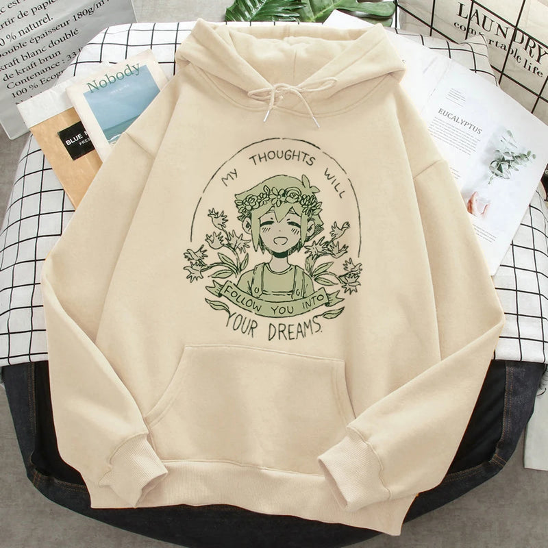 Omori hoodies women y2k aesthetic Kawaii sweat y2k Hooded Shirt women harajuku tracksuit