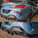 For BMW 8 Series G16 M850i 840d Sport Bumper Rear Diffuser Lip Carbon Fiber ABS