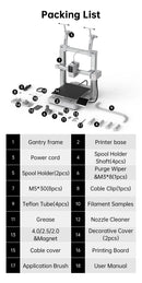 The Stratum X | ANYCUBIC Kobra X 600 mm/s Multi-Color FDM 3D Printer
