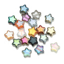50Pcs/Lot Crystal Star Pendants 8mm Faceted Glass Loose Beads Handmade For Jewelry Diy Making Accessories Wholesale In Bulk