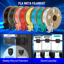 The LayerStack | 10-Roll 1.75mm 3D Printer Filament Collection (PLA / PETG / SILK)