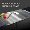 Large Foldable Stainless Steel Cutting Board, Kitchen Tools, BBQ, Kitchen Items, Kitchen Accessories for Home & Outdoor Use