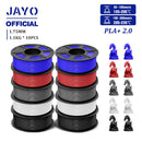 The LayerStack | 10-Roll 1.75mm 3D Printer Filament Collection (PLA / PETG / SILK)