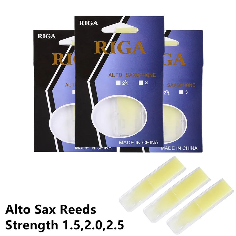 3pcs Alto Sax Reeds Resin Reed Strength 1.5 2.0 2.5 Musical Instruments Saxophone Accessories Replacement Reeds