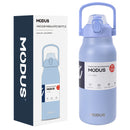 MODUS Garrafa Térmica de Viagem Vacuum Inox com Palha Copo Térmica Fria e Quente Vácuo