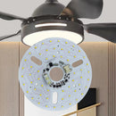 3.9/4.9/6.2 Inch 3000/4000/5000K Ceiling Fan Light Retrofit Kit Ceiling Flush Light Replacement Panel Pendant Light Round Panel