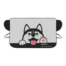 Car snow shield sunshade winter window shield frost and antifreeze cover front windshield cover snow cloth