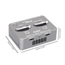 Dual-Bay M.2 NVME SSD Klon USB3.2 Typ C NVME Docking Station M.2 M.3 NVME PCI-E Externe Festplattenbox für M2 SSD M Key SSD