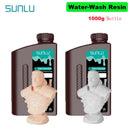 SUNLU 2KG Water Washable / Water Washable ABS Resin Resin 1000G/Bottle 405nm Rapid UV-Curing Photopolymer Resin For LCD 3D Print