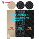 For Creality K1 Upgrade Heated Bed 235x235mm Double 3D Printing Diamond Plate Sheet PEO/PET/PEI Parts For Ender 3 S1 Pro/K1 Max