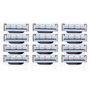 8-48pcs Stainless Steel Shaver Cutting Head 3 Layer Safety Razor for Gillette Mach 3 Replacement Refills Manual Razor Blades Gif