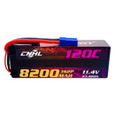 CNHL 2S 3S 4S Lihv Battery 7.6V 11.4V 15.2V 8200mAh 9000mAh 120C HV HardCase With EC5 Plug For RC Car Boat Airplane Truck Truggy