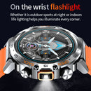 Original LIGE Smart Watch 1.53'' HD Screen Life Waterproof Sport Fitness Watches Flashlight New Men Smartwatch For Andriod IOS