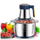 Multifunctional Kitchen Electric Chopper 5L EU Large Capacity Stainless Steel Meat Grinder Food Processing Machine