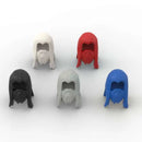 MOC 10PCS Hair Long Straight 13768 Beard Building Blocks Kit Wig Body Wear Compatible Particle Toys Children Kid Birthday Gifts