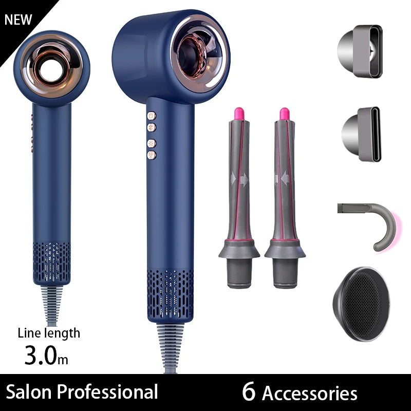 Professional Super Hair Dryer Personal Care Styling Negative Ion Salon Tool Constant Anion Electric Leafless