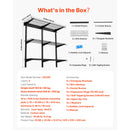 The Vertical Arsenal | Heavy-Duty 3-Tier Wall-Mounted Steel Garage Shelving