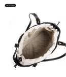 CH Bucket Bag Hollow Out Monogram Print Shoulder Bag Drawstring Crossbody Handbag For Women Office Work Daily Travel Shopping