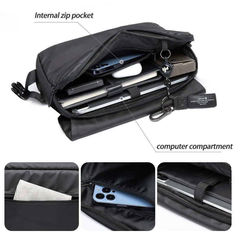 Oxford Men's Bag Crossbody Bag Hand High Quality Waterproof Shoulder Sling Bags For Male Business Travel Messenger School