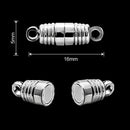 2 Sets Locking Strong Magnetic Clasps Magnet End Clasp Connectors For Jewelry Making DIY Bracelet Necklace Extender Accessories