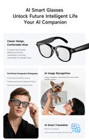 800W Pixel Camera Smart Glasses Video Recording AI Photo Recognition Bluetooth Call Voice Translation Sunglasses For Men Women