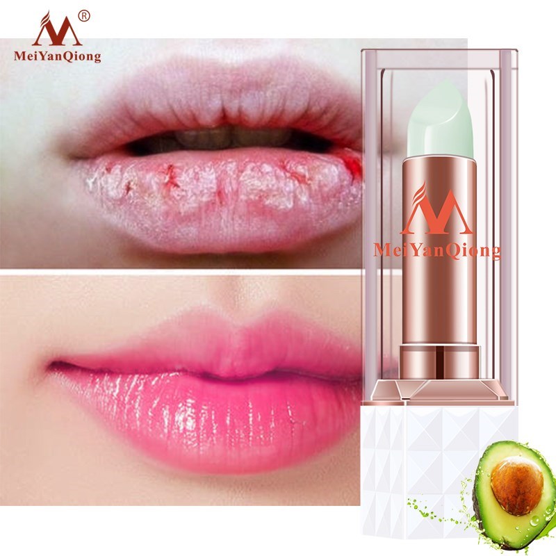 Shea Butter Moisturizing Color Change Lip Balm Skin Care Anti Aging Makeup Lip Care Beauty Nourishing Lipstick Plant Essence