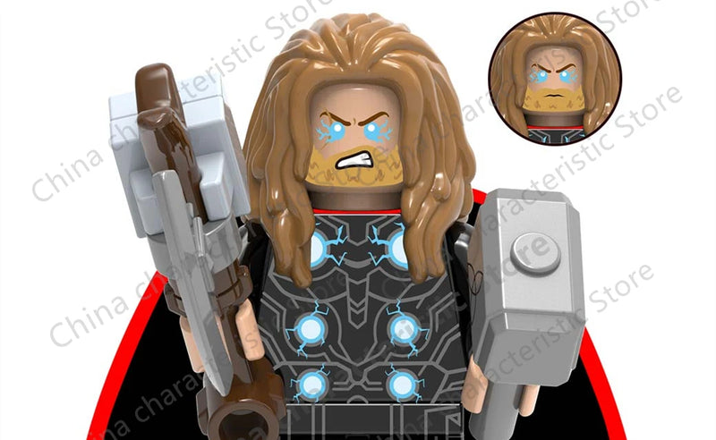 XH1290 Movie animation Thor Thunder blocks minifigure action figure education for children Toy building block gifts XH1275