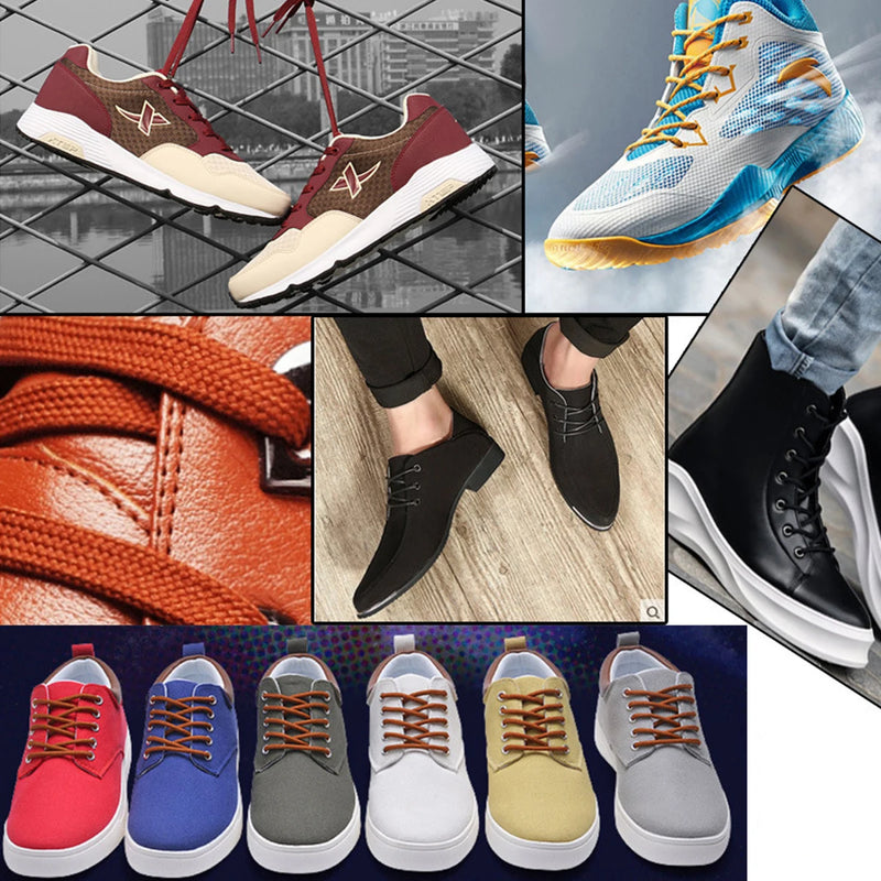 1 pairs Oval Running Trainer Laces, Basketball Sneaker Shoe Laces, Athletic Running Shoestring or Sport Shoes Laces for Trainers