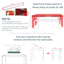 The Pavilion | 10ft Heavy-Duty Adjustable Ceremony Canopy & Chuppah Backdrop Stand