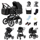 Baby Stroller 3 in 1 Easy Folding Multifunctional Stroller Travel Portable Baby Carriage Safety Seat EU Standard Free Shipping