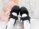 Spring Rilei Gururu Original Sweet Girl Single Shoes Shallow Mouth Spring/summer Lolita Girl Lace Bow Sports Shoes