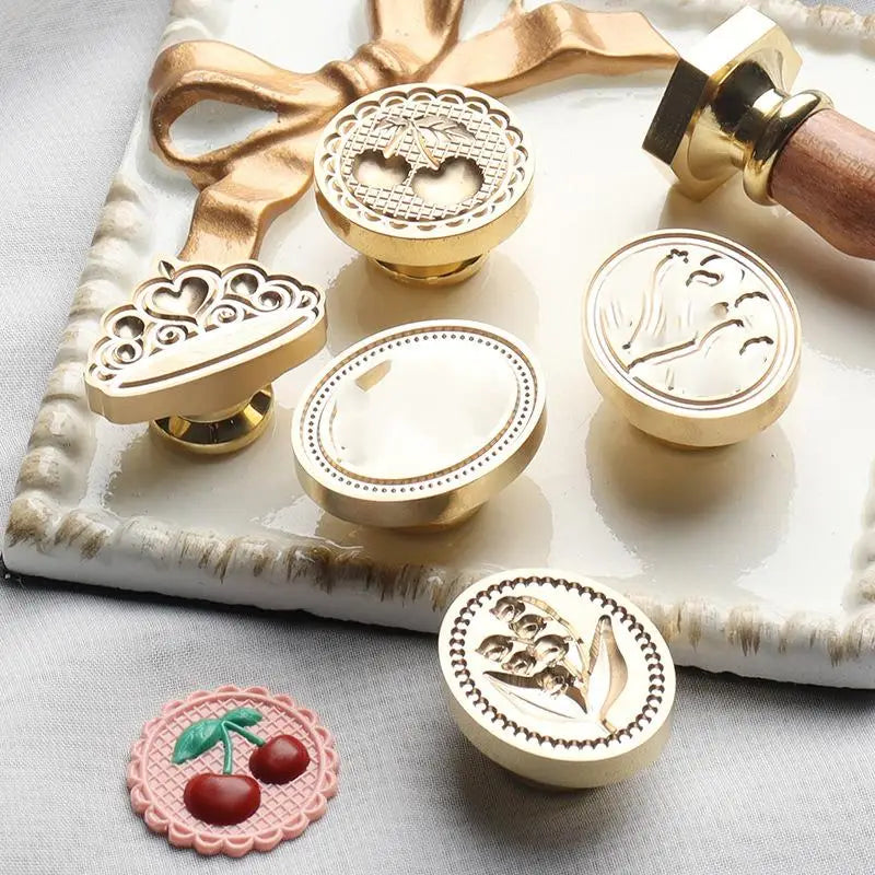 Wax Seal Stamp Head Sealing Wax Scrapbooking Stamp Replace Head Invitations Envelope Packaging Cards DIY Decoration Crafts