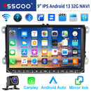 ESSGOO 9" Android 14 4G+64G Apple Carplay Autoradio GPS NAVI WIFI RDS FM BT für VW Golf 5 6 Passat Polo Touran Tiguan Caddy EOS
