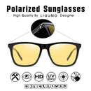LIOUMO Photochromic Sunglasses Men Polarized Night Vision Glasses For Driving Women Chameleon Eyewear oculos de sol masculino