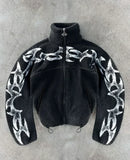Trendy Oversized Unisex Polar Ceket Hoodie Soft Fleece Lining Winter Jacket for Men Women