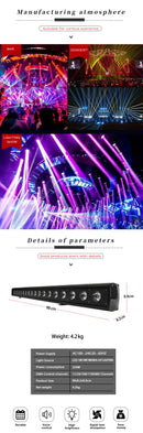 The Lumina Prime | 18x18W RGBWA+UV 6-in-1 DMX Wall Wash Bar for Stages & Events